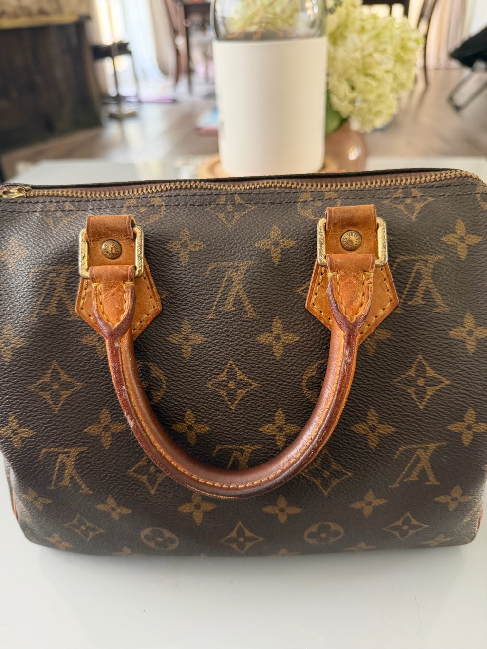Louis Vuitton Monogram Top Handle Satchel - Brown/Tan - Picture 3 of 16